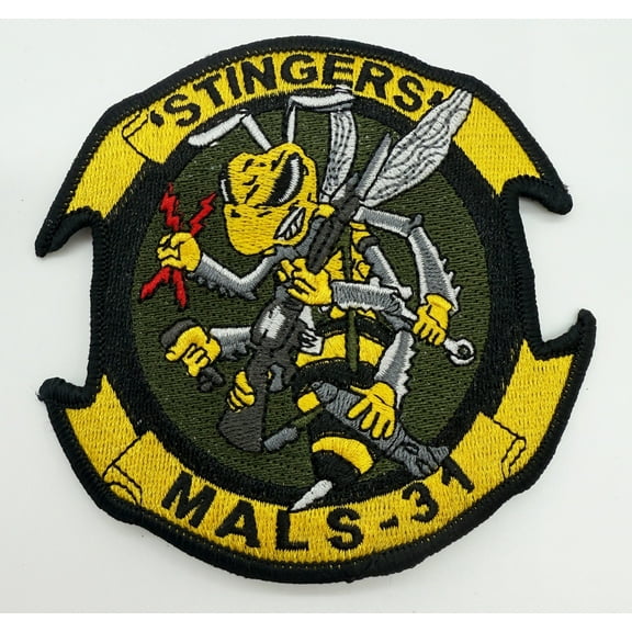 MALS-31 Stingers Patch –Plastic backing