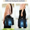 thumbnail image 4 of FORMRS Womens Corduroy Tote Bag Crossbody Shoulder Handbag with Pocket, Blue Butterfly, 4 of 7