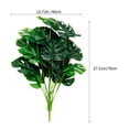 thumbnail image 2 of Raindrops 1 Simulation Leaves Fake Monstera Leaves Party Decorative Plastic Monstera Leaves, 2 of 8