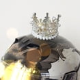 thumbnail image 3 of Colaxi Helmet Crown, Decorative Crystal Cute Accessory Reusable, Fit for Bike Motorcycle Motocross Girls (Helmet Not Included) , White Pearl, 3 of 8