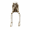 Not Listen, variant on CATPAN Skeleton Shelf Sitter Figurine, Listen No Evil Resin Skeleton Decor with Dangling Legs, 7.48 x 2.95 Inch,Halloween Shelf Decoration for Mantel, Bookcase and Gothic Home Decor (Not Listen)