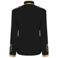 thumbnail image 3 of Lilgiuy Men's Fashion Halloween Retro Style Stitching Suit Gold Embroidered Jacket, 3 of 5