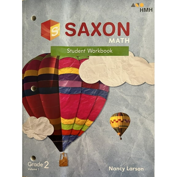 Saxon Math Consumable Student Workbook Grade 2 Volume 1, c. 2018