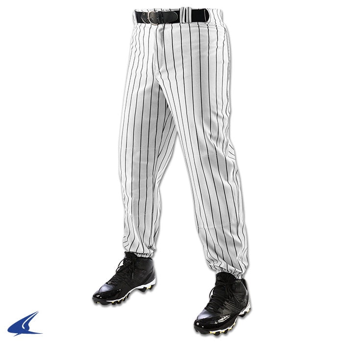 Champro Triple Crown Pinstriped Classic Baseball Pants Adult White