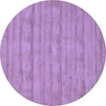 thumbnail image 1 of Ahgly Company Machine Washable Indoor Round Abstract Blue Contemporary Area Rugs, 4' Round, 1 of 4