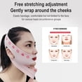 thumbnail image 3 of Masque Réducteur de Double Menton Réutilisable V Line Lifting Visage Ceintures Lifting Masques J6T7, 3 of 9