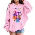 thumbnail image 6 of Girls Hoodies & Sweatshirts 's Hoodie Long Sleeve Soft Sweatshirt Graphic Hoody Cute Pullovers for Clothes Pink,120, 6 of 7