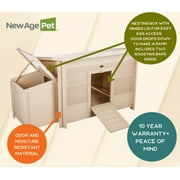 New Age Pet® ECOFLEX® Fontana Chicken Coop, in Red or Tan, for 2 to 3 Chickens