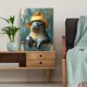 thumbnail image 5 of Qisvanset 12x16 Inch With Frame 2D Flat Wall Art Whimsical Manatee Funny Quirky Nursery Home Wall Decor, 5 of 8