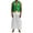 Green&White, variant on iiniim Adult Mens 2Pcs Arabian Prince Cosplay Role Play Costume Halloween Party Show Outfits Burgundy&Burgundy XXL