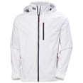 thumbnail image 1 of Chaqueta Helly-Hansen Crew 2.0 con capucha impermeable para hombre, blanca, 4XL, 1 of 7