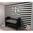 thumbnail image 7 of 17.7inch By 118inch White Black Striped Wallpaper Peel Stick Decorative Film Vinyl Paper Cabinet Dresser Drawer Contact Paper, 7 of 7