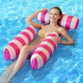 thumbnail image 3 of Inflatable Floating Water Hammock Float Pool Lounge Bed Swimming Chair Toy Beach, 3 of 4