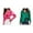 N-Hot Pink 1PCS & GN1 1PCS, variant on (2-Pack) Kcodviy Women's Blouse Satin Silk Summer Tops Shirt Button Down Shirt Women Length Casual Loose Long Sleeve Woman's Summer Tops Work Long Edition Blouse