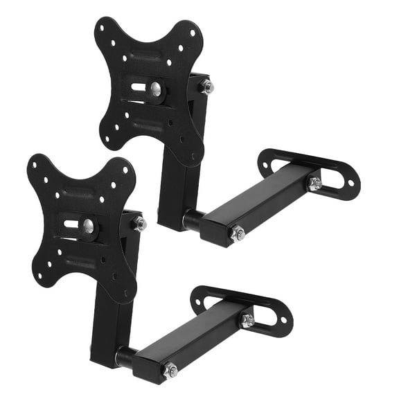 WHAMVOX 2 Pcs Floating Tv Stand Wall Mounted Swivel Dual Monitor