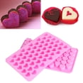 thumbnail image 2 of Molde de silicona para corazón, 55 agujeros Molde de pastel de chocolate de silicona antiadherente en forma de corazón Cubitos de hielo Bandeja Molde Herramientas para hornear de cocina Ecomeon no, 2 of 6