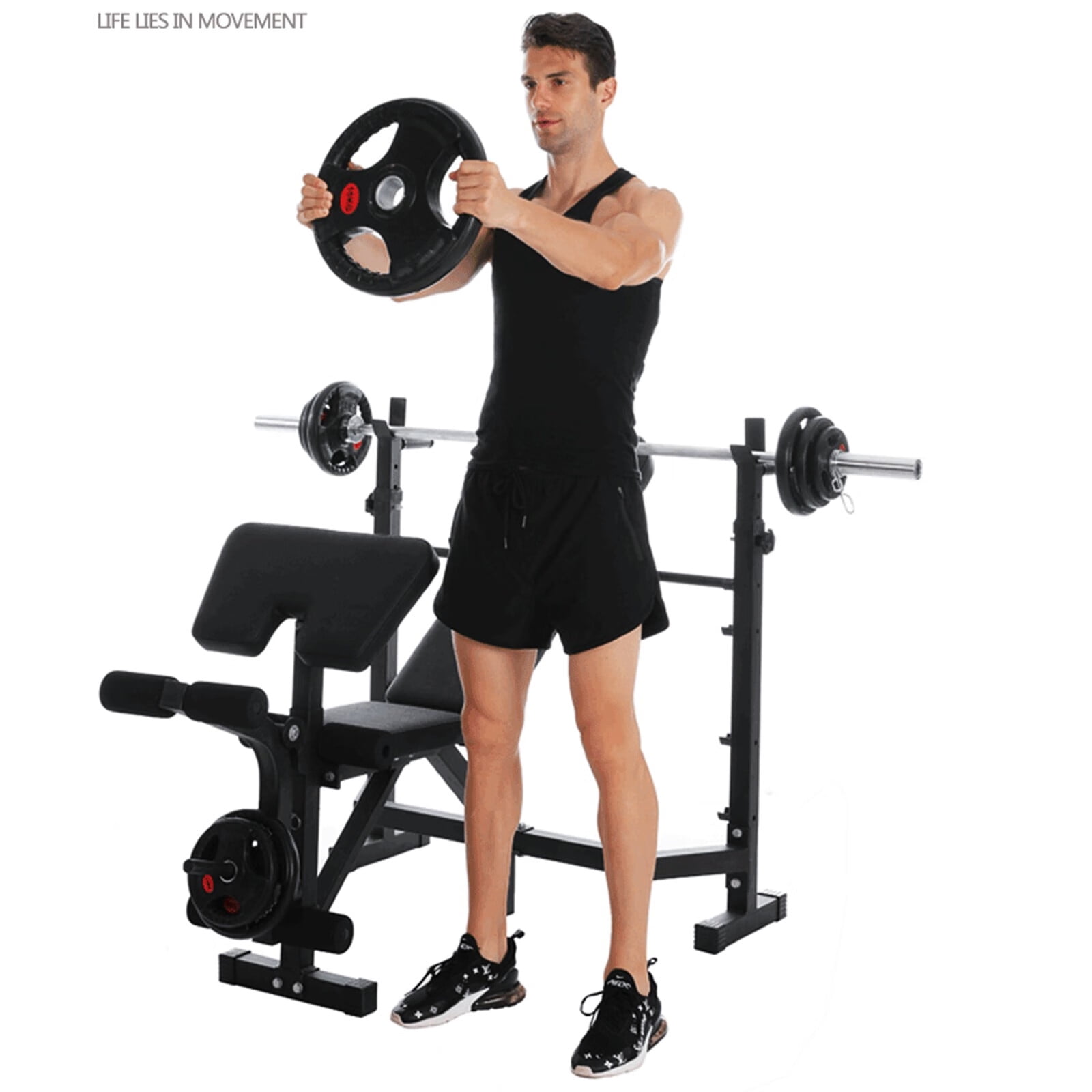 Yaman Olympic Weight Plates 33LB Plates Standard 2” Exercise Weights