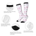 thumbnail image 4 of Picia Women Crew Soft Moisture-wicking Socks Heart Rabbit Pattern Design Cotton Socks, One Size fit All, 4 of 9