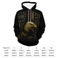 thumbnail image 7 of LAOLIUSN Men's American Flag Bald Eagle Graphic Hoodie, 3D Patriotic Theme Sweatshirt, All-Over Print Pullover, S-4XL, 7 of 7