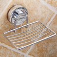 thumbnail image 1 of 2 Pack Suction Cup Soap Dish 304 Stainless Steel Sponge Holder Durable Storage Tray No Drilling,silver, 1 of 5