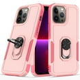 thumbnail image 1 of [PST] iPhone 15 Pro Ring Case, Dual Layers Heavy Duty Magnetic Hard Kickstand Case with Ring Stand, 1 of 5