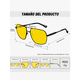 thumbnail image 3 of Lentes Noctunos Para Manejar Hombre Dama color negro mate, 3 of 4