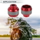 thumbnail image 3 of Protector de Crash Pad de Aleación de Aluminio y Fibra de Carbono para Marco de Motocicleta de 14mm, 48mm, 46mm, Rojo, 2 Pcs, 3 of 7