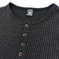 thumbnail image 7 of DIOAZUD Striped Henley Shirts for Men Button Short Sleeve T-Shirts Lightweight Comfy Summer Tshirts for Business Casual Black XXL, 7 of 7