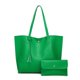 thumbnail image 1 of Bolso de hombro tipo tote de piel sintética para mujer, bolso de mano con borlas de gran capacidad., 1 of 6