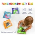 thumbnail image 6 of merka Baby Bath Books for Toddlers, 4 Pack Waterproof Bathtime Books, Bath Toys Floatable in Bathtub, Learn Take Turns, Clean Up, Listen, Quiet, 6 of 7