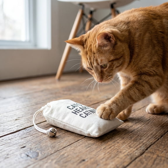 HINTRMENT 3Pcs Catnip Sack Toy for Indoor Cats with Durable and Use 10.00X7.00X1.00 in