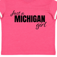 thumbnail image 4 of Inktastic Just a Michigan Born and Raised Girls Toddler T-Shirt, 4 of 5