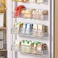 thumbnail image 5 of Plastic Kitchen Organizing Storage Bins with Handles,Fridge Side Door Storage Containers,Refrigerator Organizer Bins Food Fresh Storage Box for Fridge,Counter,Cabinet,Pantry, 5 of 7