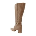 thumbnail image 3 of Naturalizer Waylon Wide Calf Women's Boots Beige Smooth Size 9.5 W, 3 of 8