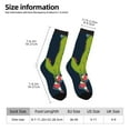 thumbnail image 2 of Cauagu Dinosaur Basketball Player Print Crew Socks for Women and Men,Adult Athletic Running Socks 1-Pair Sports Socks Work Gear Socks with Moisture Wicking, 2 of 6