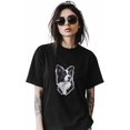 thumbnail image 2 of Camisetas para mujer, camiseta negra Poroshenko, camiseta holgada de manga corta, camisetas casuales de cuello redondo para mujer, camisetas para adolescentes, 2 of 8