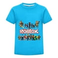 thumbnail image 1 of Camiseta Gamer de Roblox para Niños de 5 a 12 Años, Playera de Algodón Infantil con Estilo Casual, Ideal para Verano y Eventos, 1 of 3