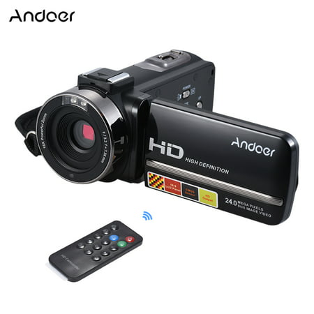 Andoer HDV-3051STR Portable 24Mega Pixels Digital Video Camera 1080P Full HD with Night-shot Digital Camcorder 3.0
