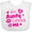 AA-White, variant on Inktastic My Aunty Loves Me with Hearts and Kiss Boys or Girls Baby Bib