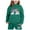 AB833 Green, variant on Fall Hoodie Outfit Set For Kids Girls Cozy Long Sleeve Hooded Rainbow Print Tops And Pants Outfits Children'S 2 Pieces Everyday Wear Clothing Set Size 6-7 Years