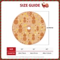 thumbnail image 4 of Bingfone Christmas Tree Skirt Mat Christmas Decoration Interior 48"-Pineapples, 4 of 8
