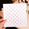 thumbnail image 7 of 3drose, Cute Pink Flamingos Pattern, 12 Greeting Cards with Envelopes, 7 of 7