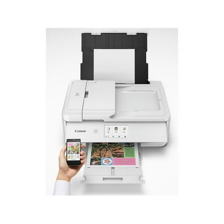 Canon - PIXMA TS9521C Wireless All-In-One Printer - White