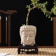 thumbnail image 6 of LICEWO Light weight Durable Resins Buddhas Planter For Succulents And Home Decoration, 6 of 8