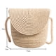 thumbnail image 4 of Bolsos cruzados de verano Elegante bolso de paja de playa tejido hecho a mano para el trabajo (marfil), 4 of 8
