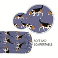 thumbnail image 5 of Soft Blue Fleece Blanket with Adorable Beagle Dog Pattern - Warm, Cozy, and Durable for All Seasons, Machine Washable, Perfect for Living Room, Bedroom, or Outdoor Use, 5 of 6