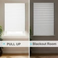 thumbnail image 4 of MYshade 12 Pack No Tools Temporary Light Filtering Paper Shades for Windows(White, 36" W x 72" H), 4 of 7