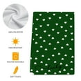 thumbnail image 4 of MXTPOV St Patricks Day Towels, 25.9x17.7in Shamrock Printed Kitchen Towels Face Towels, St Patricks Day Decorations, Green Towels for Bathroom, Home Decor, 4 of 5
