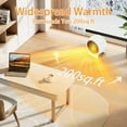 thumbnail image 5 of Portable Space Heater, Small Mini Electric Heaters for Indoor,1200W Thermal Sensor for Home, Bedroom., 5 of 8