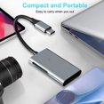 thumbnail image 4 of Adaptador Tarjeta SD TF USB C Lector Tarjetas 3.0 5Gbps 4 en 1 para PC Portátil, 4 of 9
